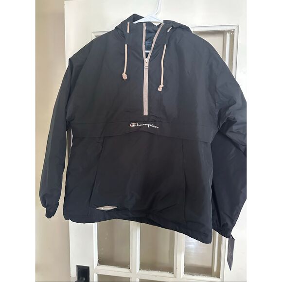 Champion Filled Stadium Anorak pullover jacket coat men’s medium - Picture 5 of 5